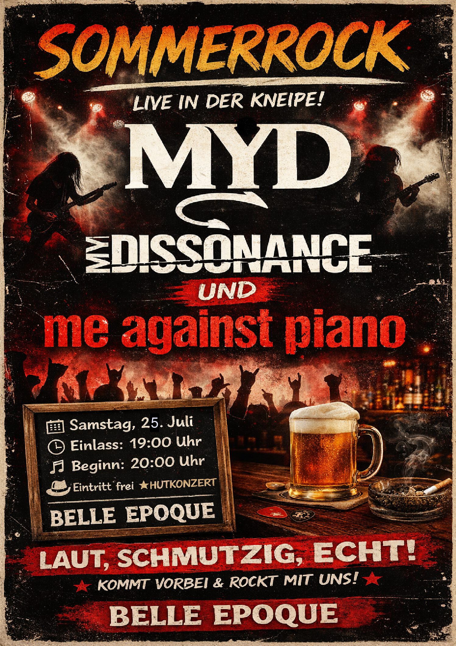 My Dissonance & Me against piano