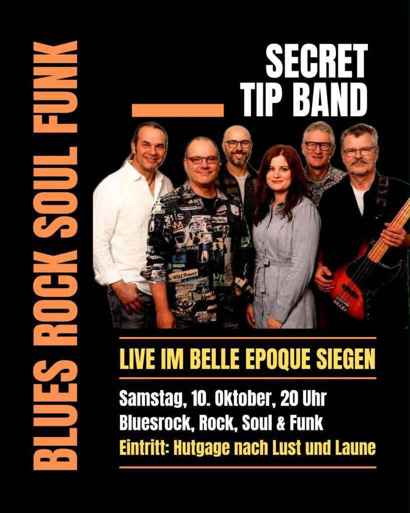 Plakat: Secret Tip Band