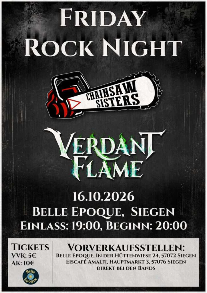 Plakat: Friday Rock Night
