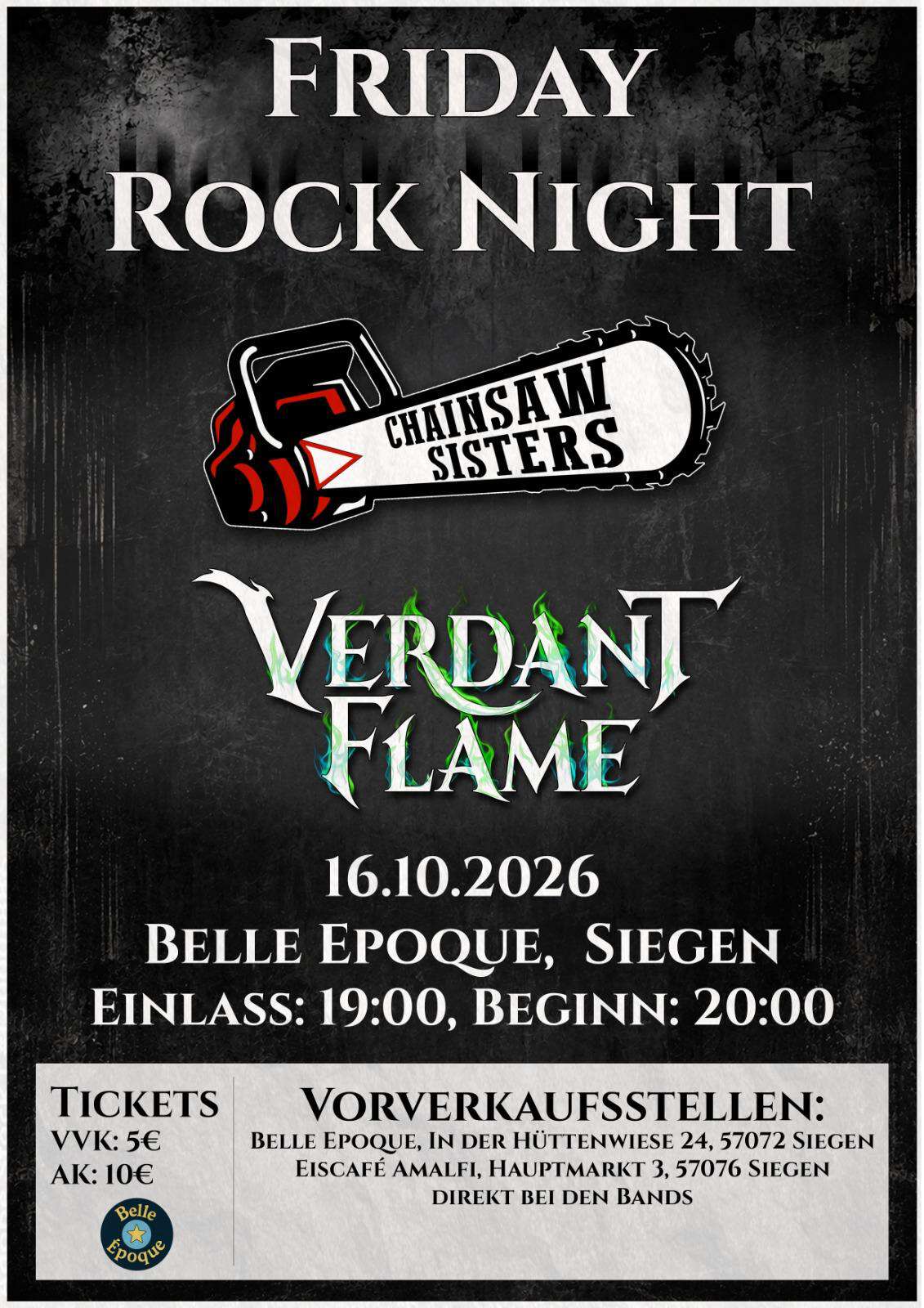 Chainsaw Sisters & Verdant Flame