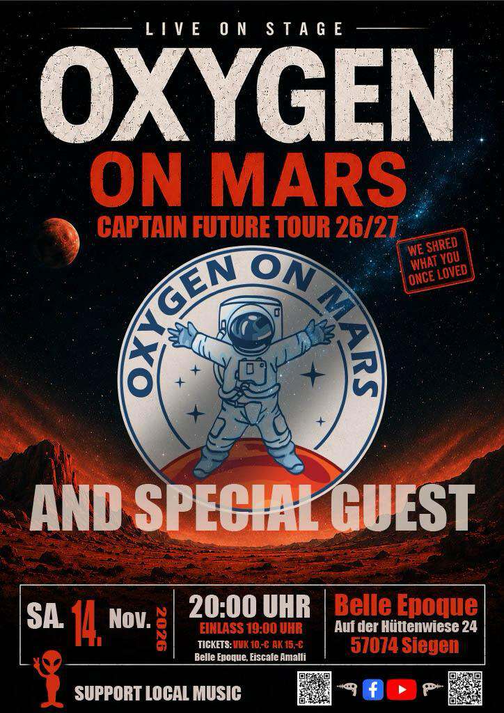 OXYGEN ON MARS And Special Guest