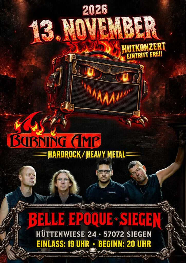 Plakat: Burning Amp