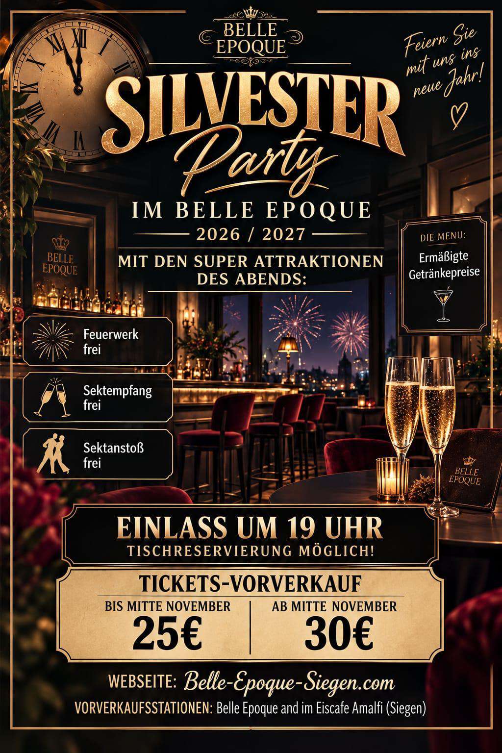 Silvester Party 2026/2027